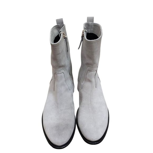 Dior Homme Suede Ankle Men's Gray Suede Mid-Calf Boots Size US 12 / EU 46 - Picture 5 of 14